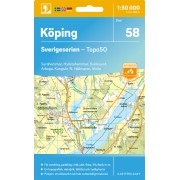 58 Köping Sverigeserien 1:50 000